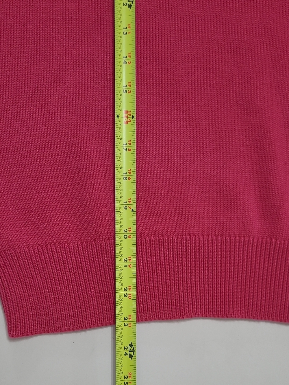 NWT Kate Spade Hot Pink Crewneck Sweater with Removable Rhinestone Bow size XXL - Picture 13 of 13